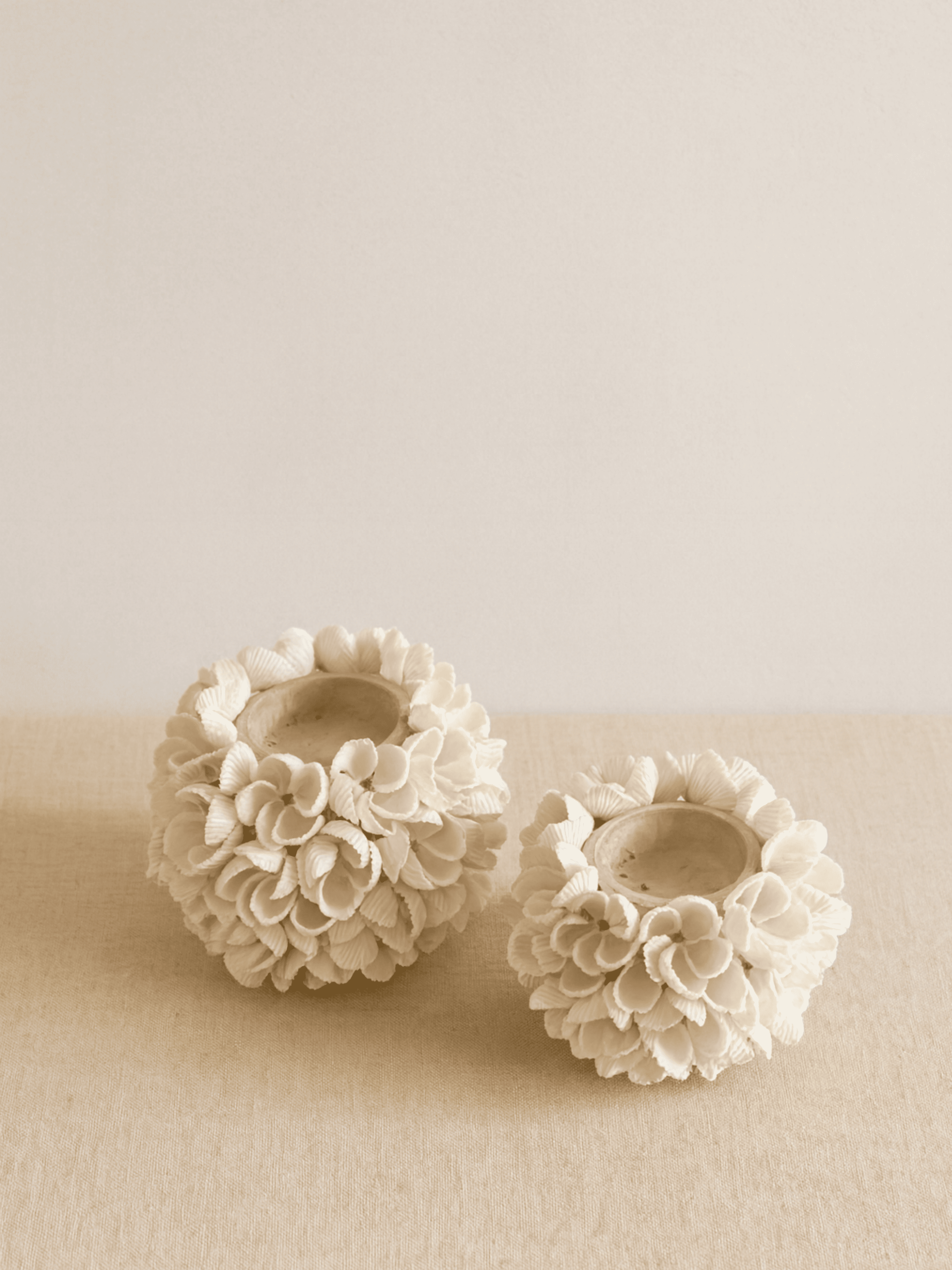 Bougeoir coquillages