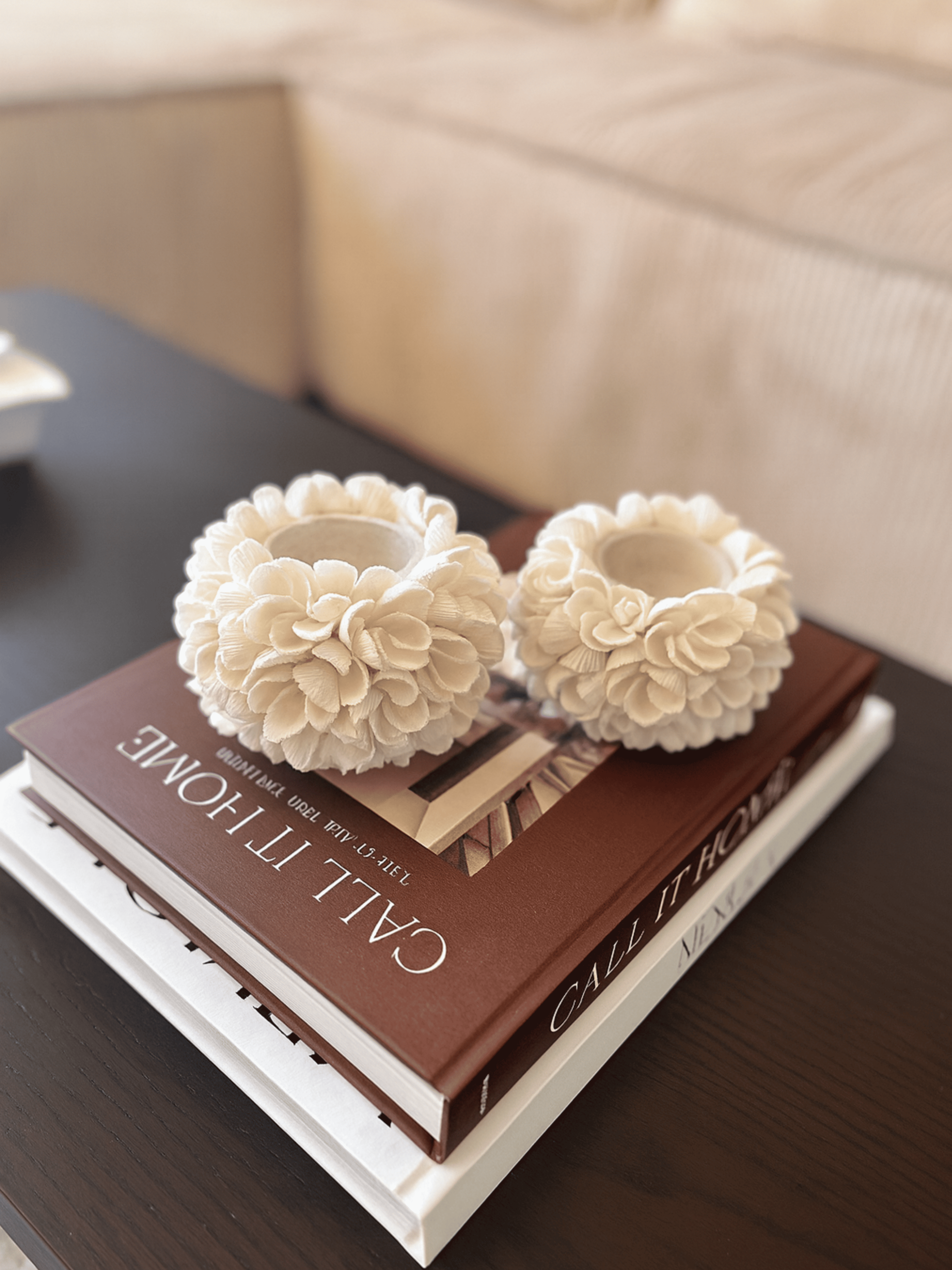 Bougeoir coquillages