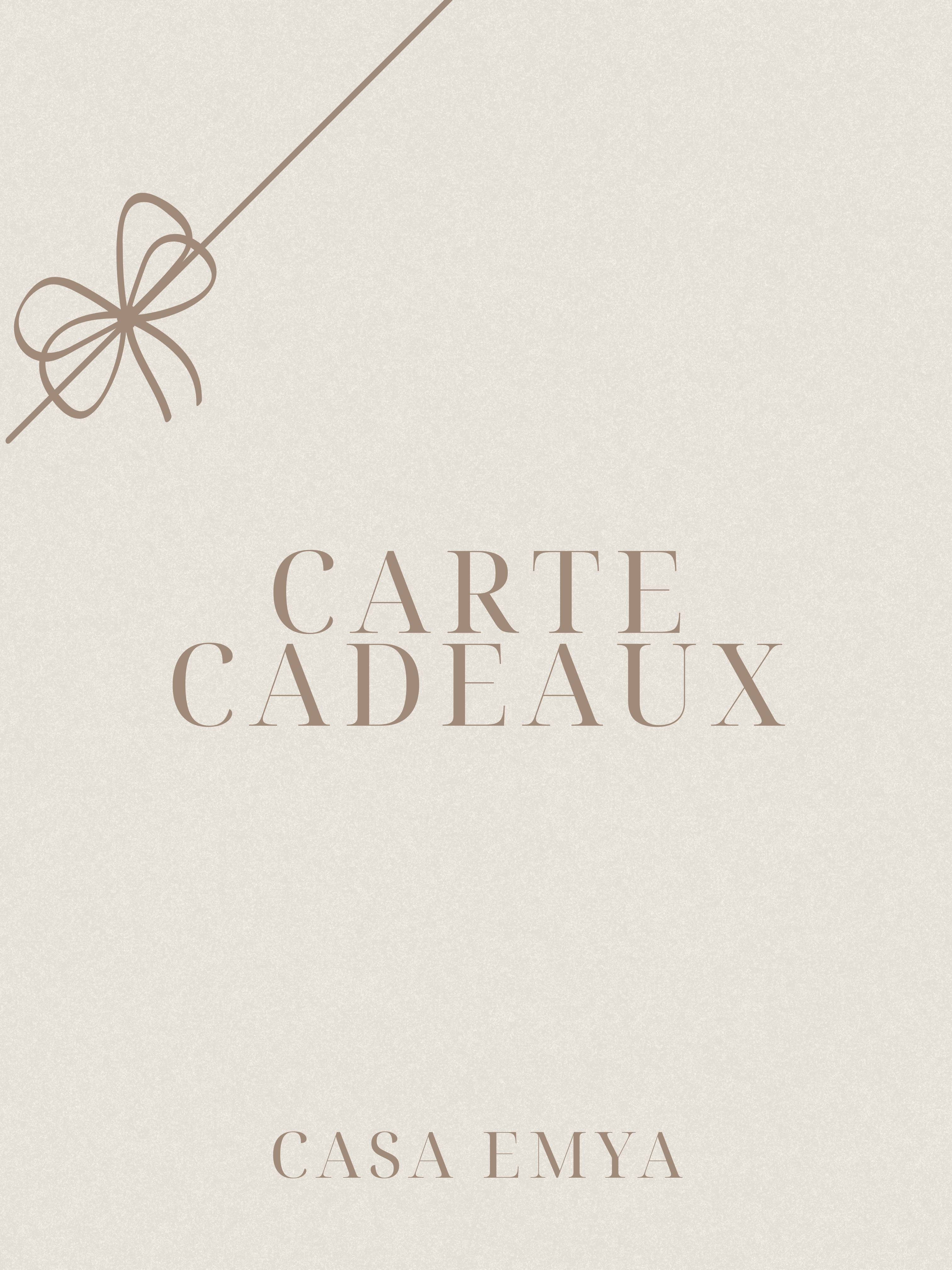 Carte cadeau Casa Emya